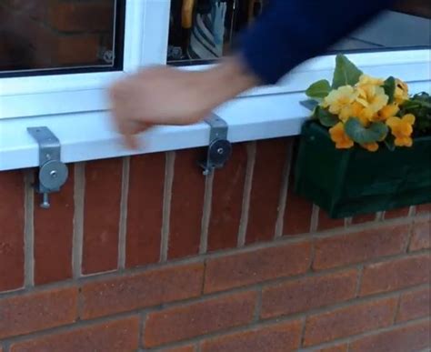 how to hang metal window boxes|no drill window box brackets.